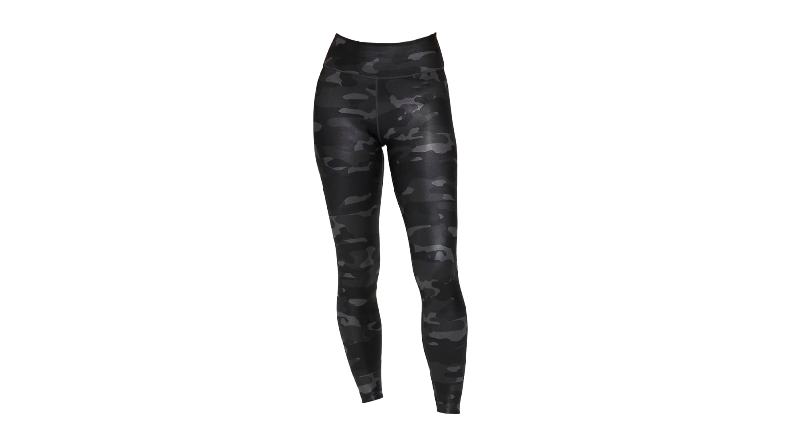 Nike Women s Dri FIT One Mid Rise Camo Leggings Dark Smoke Gray